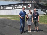 Lizz Görgl, 14.06.2019 :: Die bekannte Schirennläuferin zu Besuch am Flugplatz