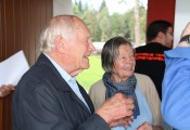 Walter und Madlen Peyfuß 2014 :: Gern gesehene Gäste am Flugplatz, stets gut gelaunt